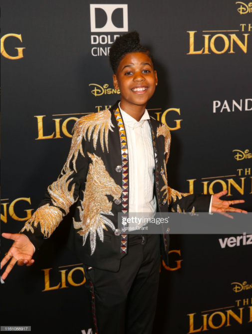 JD McCrary attends the World Premiere of Disney's THE LION KING at the Dolby Theatre on July 09, 2019 in Hollywood, California. (Photo by Jesse Grant:Getty Images for Disney)