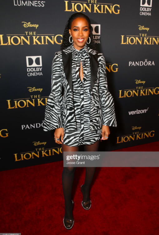 Kelly Rowland attends the World Premiere of Disney's THE LION KING at the Dolby Theatre on July 09, 2019 in Hollywood, California. (Photo by Jesse Grant:Getty Images for Disney)
