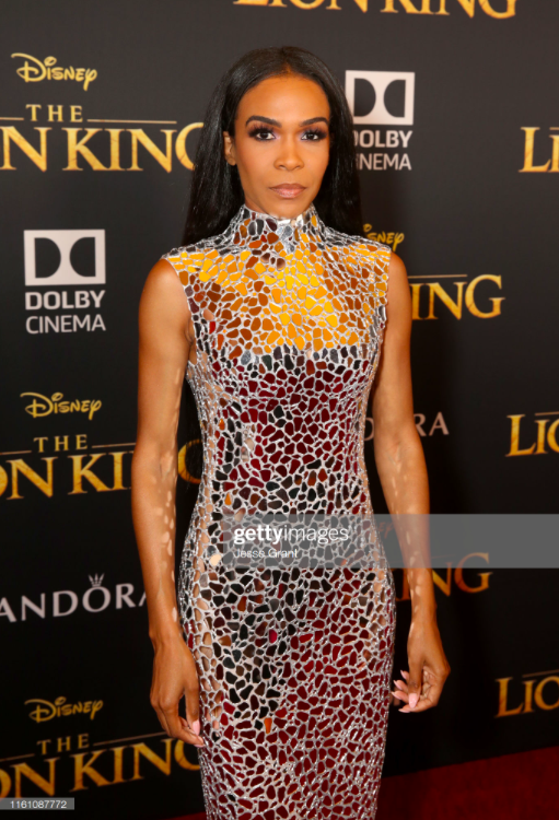 Michelle Williams attends the World Premiere of Disney's THE LION KING at the Dolby Theatre on July 09, 2019 in Hollywood, California. (Photo by Jesse Grant:Getty Images for Disney)