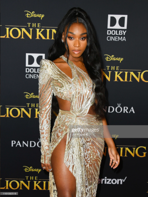 Normani attends the Premiere Of Disney's The Lion King at Dolby Theatre on July 09, 2019 in Hollywood, California. (Photo by Jon Kopaloff:FilmMagic)