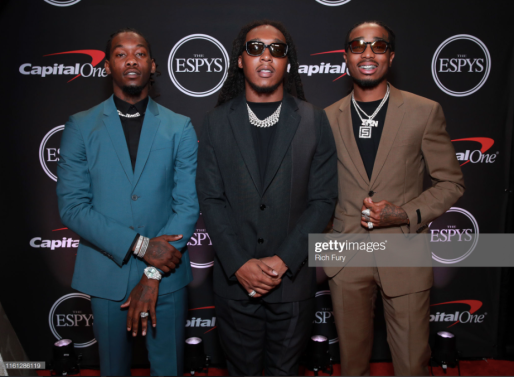 Offset, Takeoff and Quavo of Migos attend The 2019 ESPYs at Microsoft Theater on July 10, 2019 in Los Angeles, California. (Photo by Rich Fury:Getty Images)