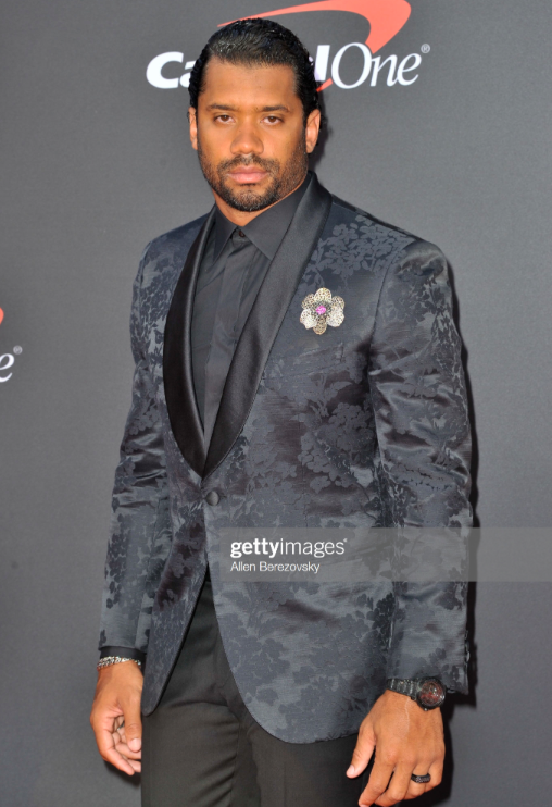 Russell Wilson attends the 2019 ESPY Awards at Microsoft Theater on July 10, 2019 in Los Angeles, California. (Photo by Allen Berezovsky:WireImage)
