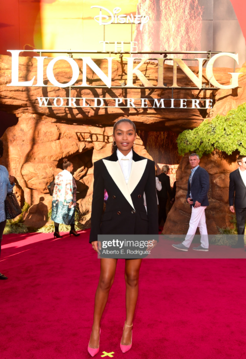 Yara Shahidi attends the World Premiere of Disney's THE LION KING at the Dolby Theatre on July 09, 2019 in Hollywood, California. (Photo by Alberto E. Rodriguez:Getty Images for Disney)